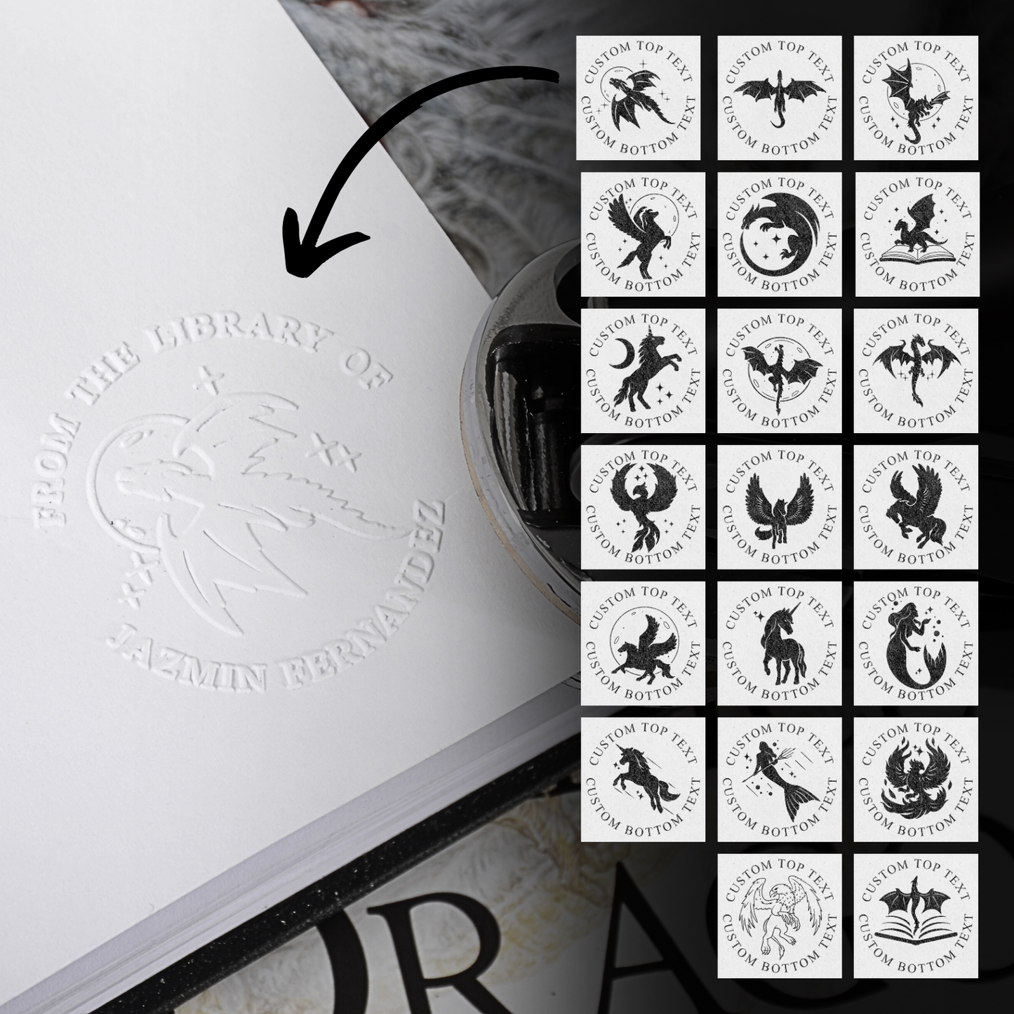Mythology Book Embosser